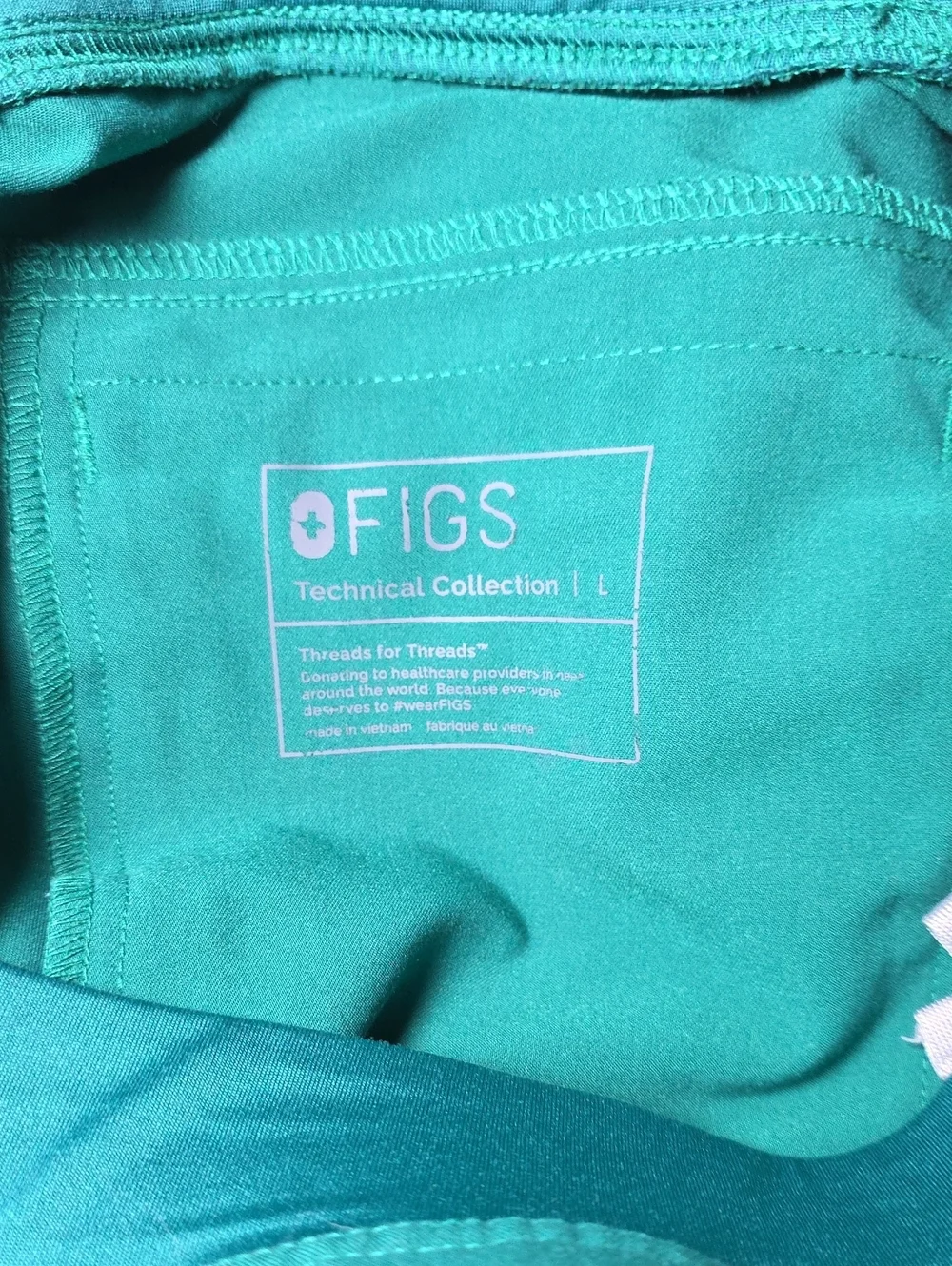 FIGS T2001 Axim Cargo Scrub Pants Hunter Green Mens LG